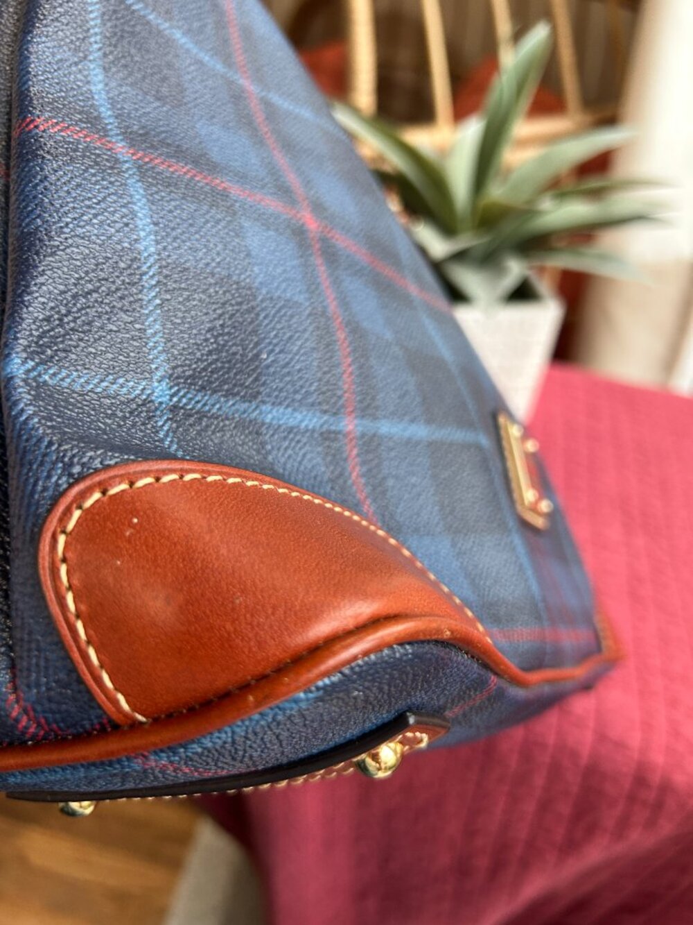 Dooney & Bourke Tiverton Plaid New with tags/registration - Picture 5 of 12